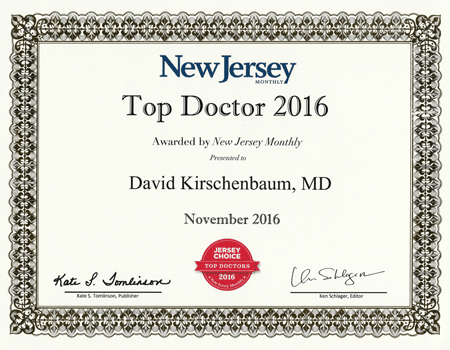 1763656989 DK Top Doc 2016 1 David Kirschenbaum, MD